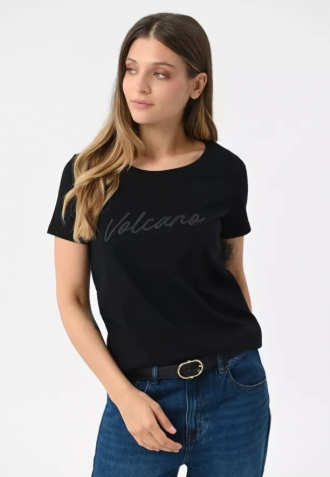 VOLCANO T-PARSLEY / černá